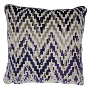 San Remo, Purple - (45cm x 45cm) Cushion